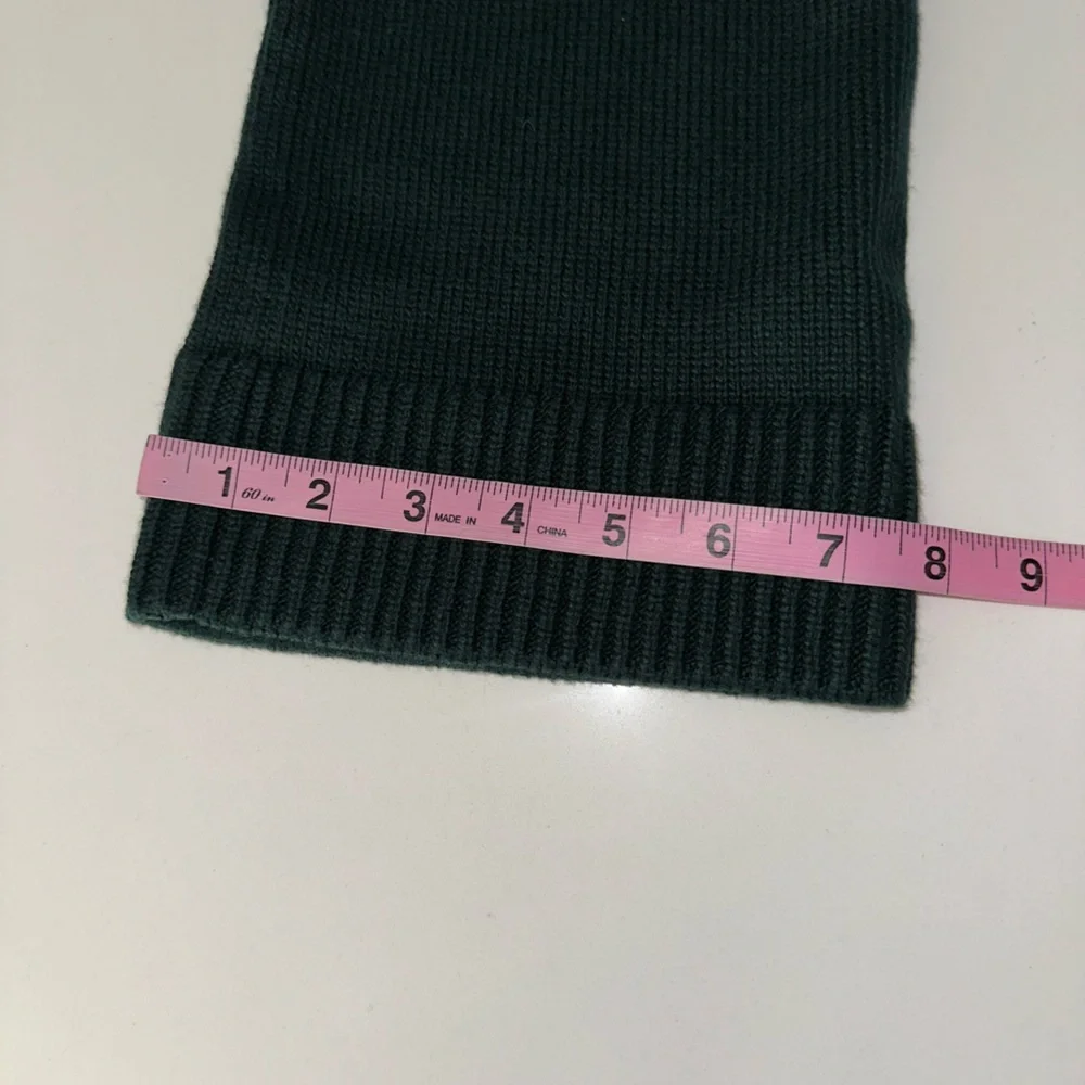 ADEAM Intermix “Wendy” forest green peplum knit sweater top L - Picture 10 of 12